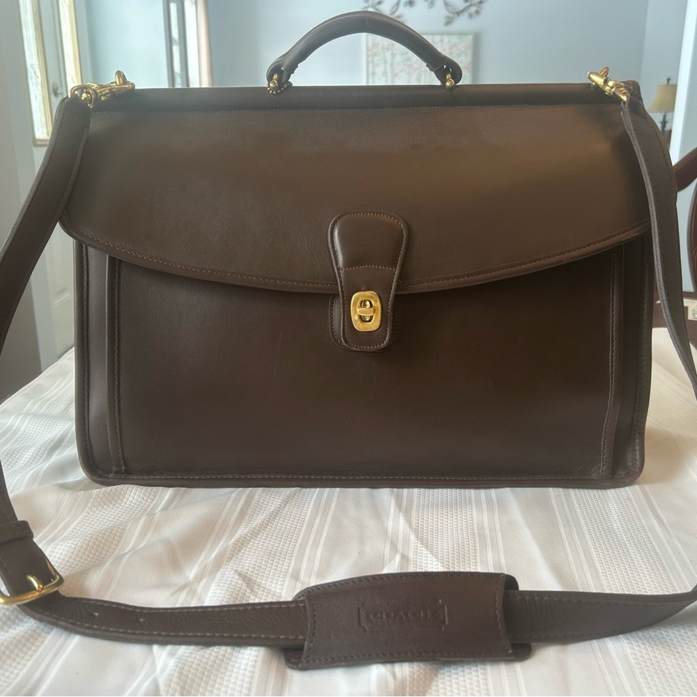 Coach Classic Vintage Beekman 5266  Brown Briefcase